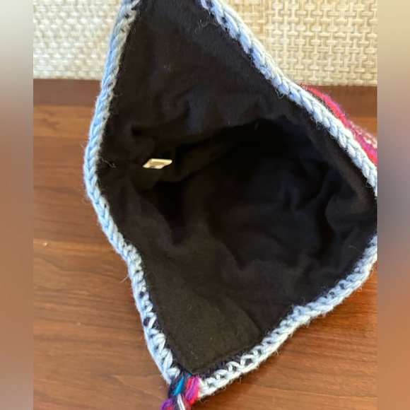 🌟HP🌟Himalayan Trapper Hat 100% Purple Wool Handcraft Collection D&Y Nepal OSFM - Picture 7 of 9